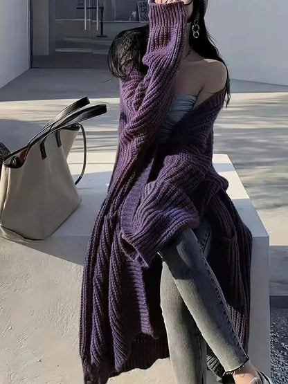 ARIANE | Cardigan oversize en maille douce