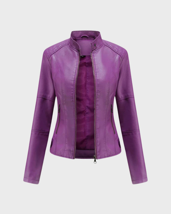 SOFÍA | Blouson bomber en cuir souple