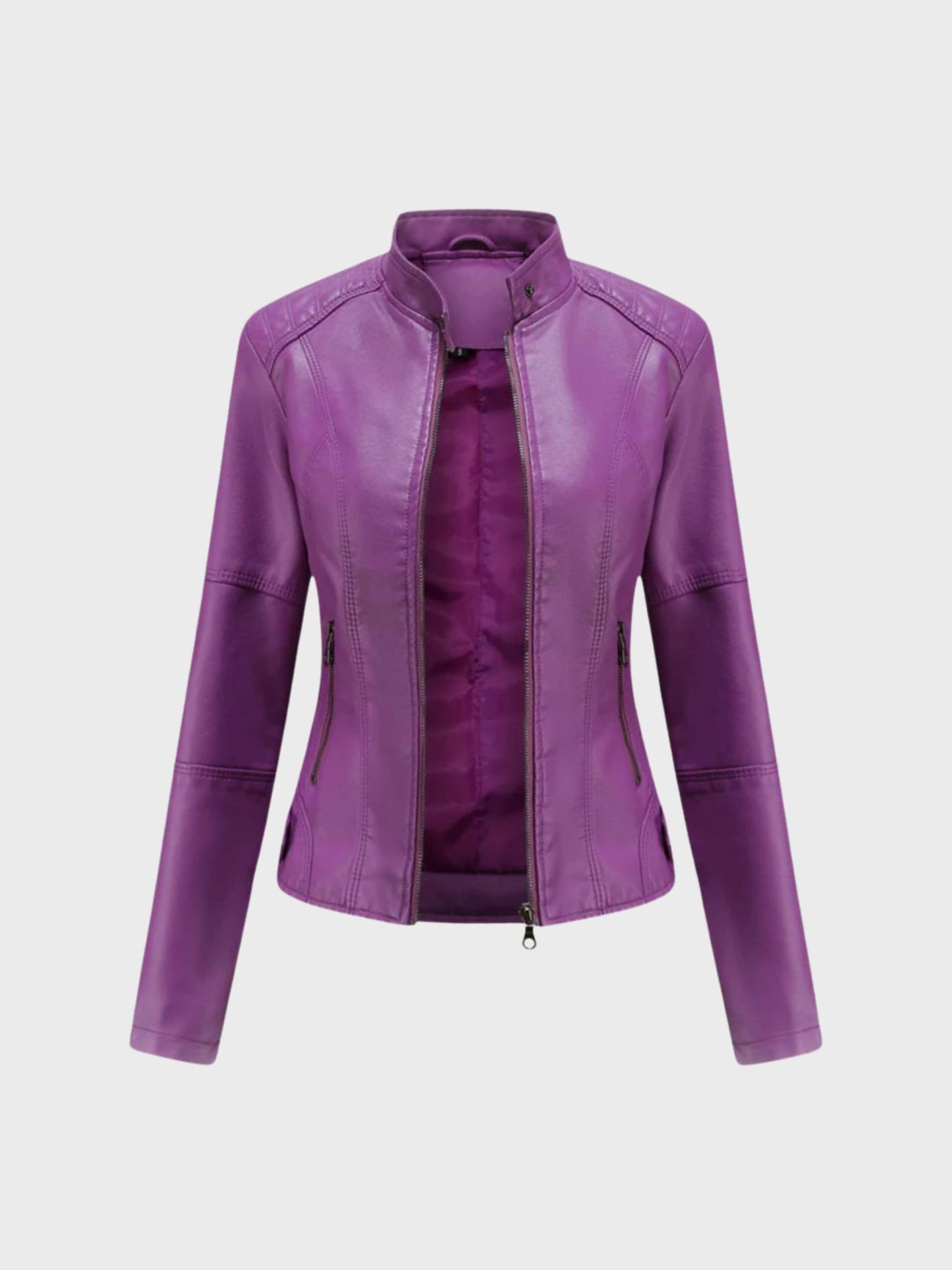 SOFÍA | Blouson bomber en cuir souple