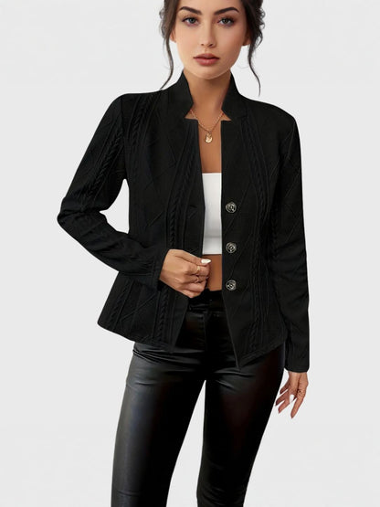 OLIVIA | Blazer structuré en coton et polyester
