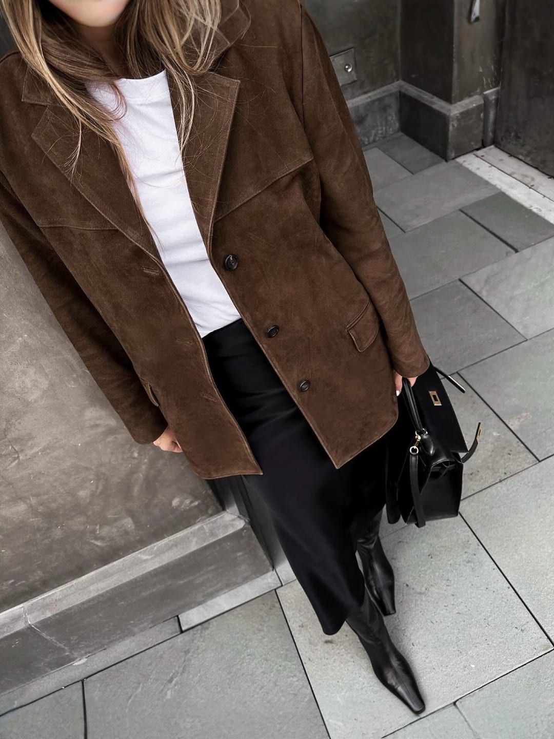 NATHALIE | Blazer en suédine