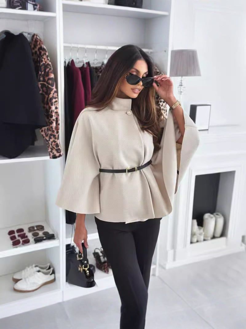 COLETTE | Manteau ceinturé en tissu doux