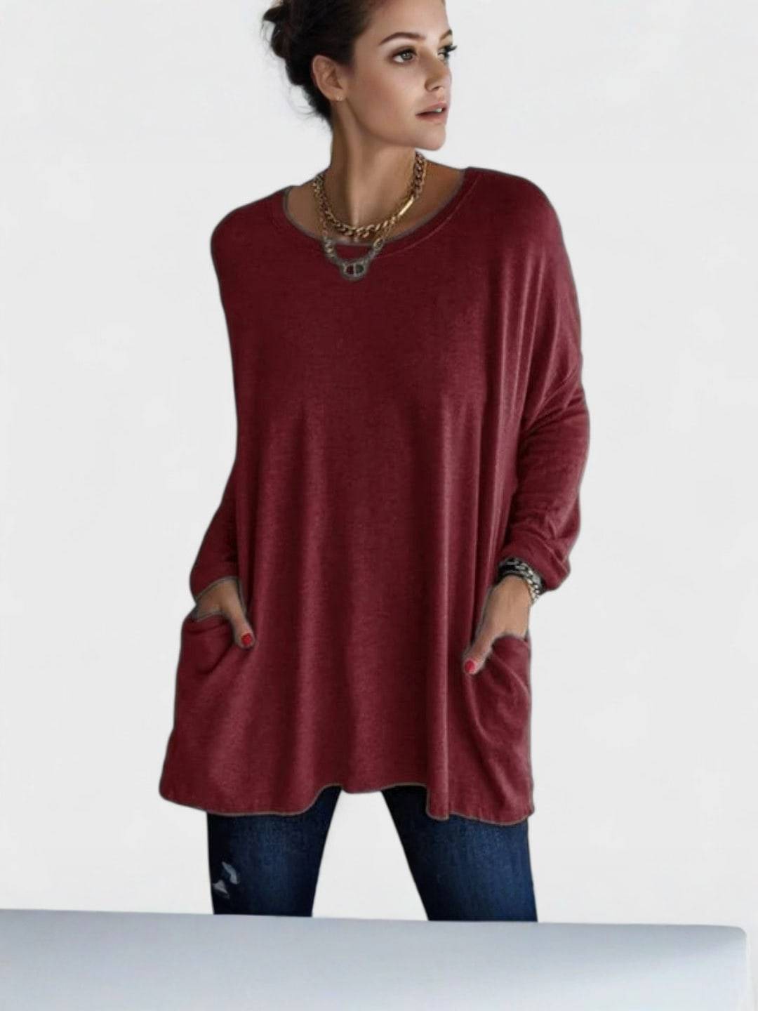 MOIRA | Top manches longues casual chic