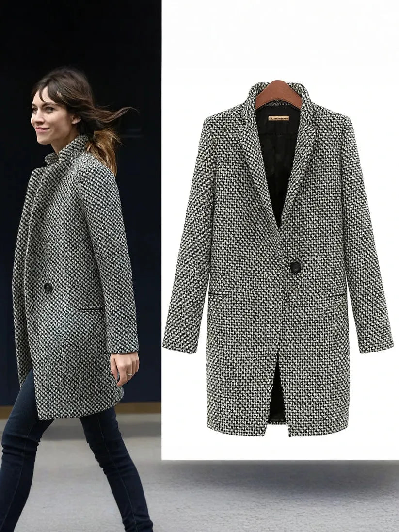 Manteau élégant Claudia pour femme, chic et confortable