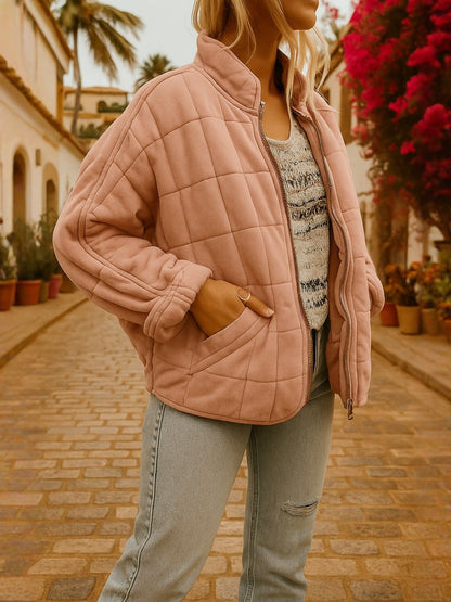 CAPUCINE | Doudoune courte à col montant