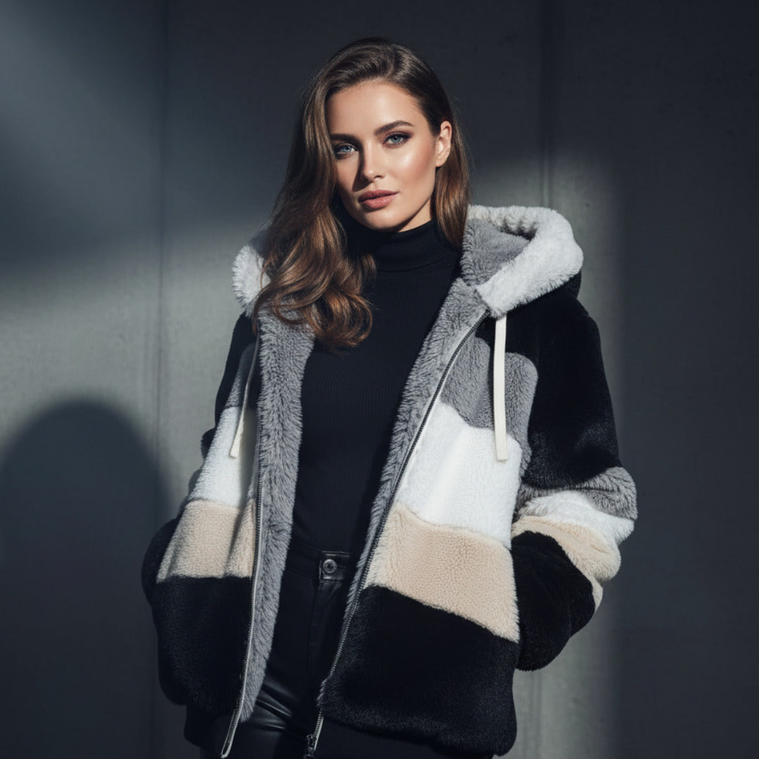 AMY | Manteau Arctic épais en fourrure