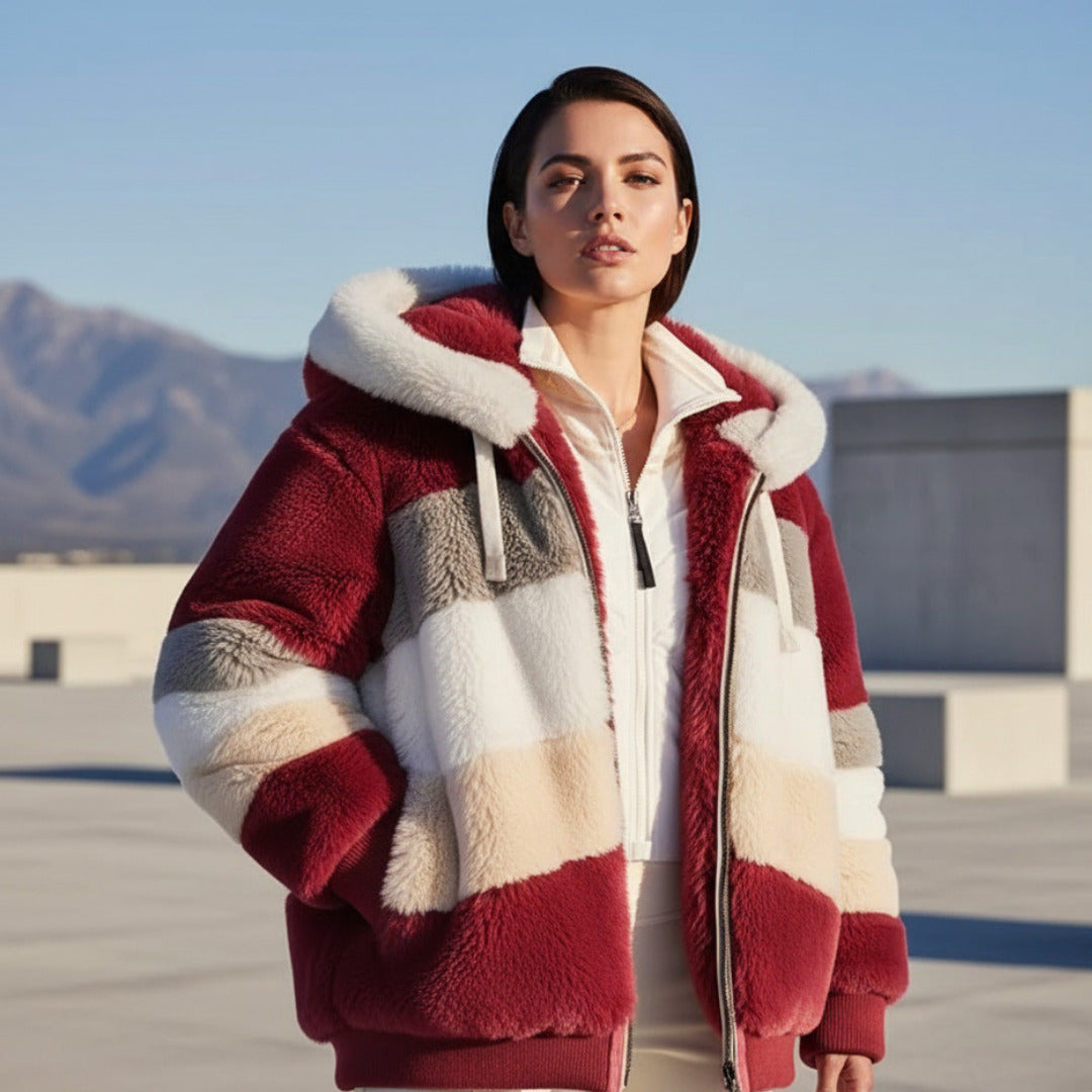 AMY | Manteau Arctic épais en fourrure
