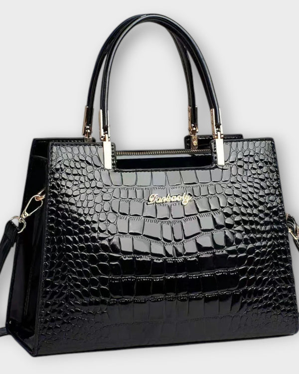 Sac Croco Brillant à Main