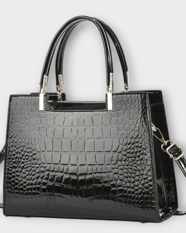 Sac Croco Brillant à Main