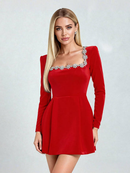 NOELLE | Robe Cristal l’éclat des fêtes dans un esprit parisien