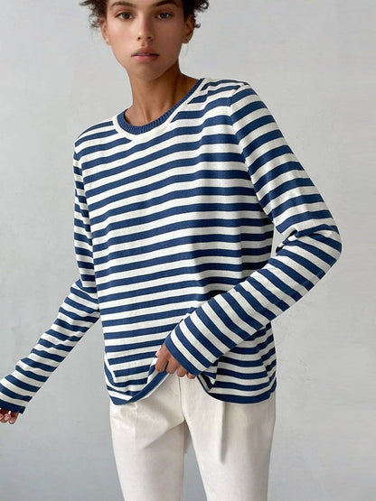 GRACE | Chemise Rayée Élégante & Ultra Douce