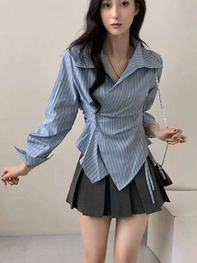 LEONE | Veste rayée en chenille élégante et douce