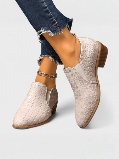 ALEXIS | Mocassins élégants à talon bloc