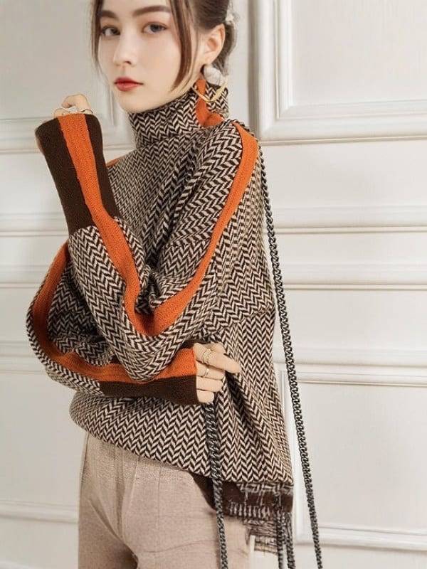 MARIKE | Le pull rayé qui sublime l’hiver