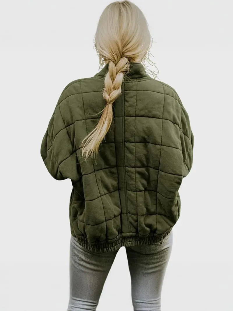 CAPUCINE | Doudoune courte à col montant