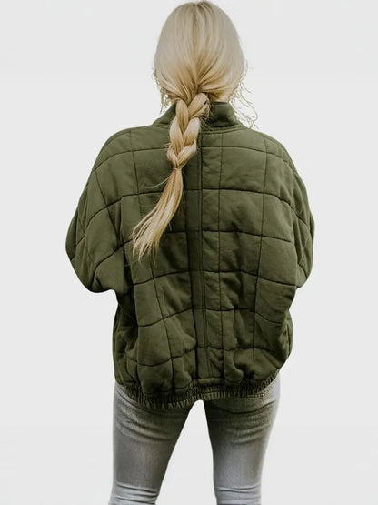 CAPUCINE | Doudoune courte à col montant