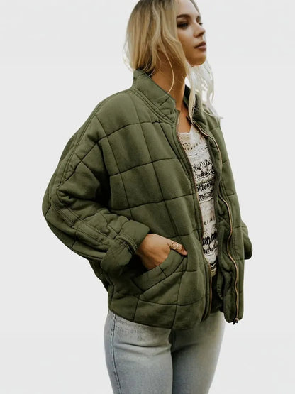 CAPUCINE | Doudoune courte à col montant