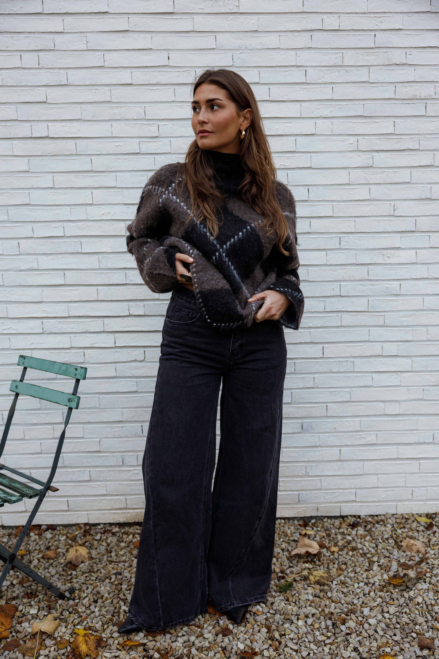 MOLLY | Pull Doux à Carreaux