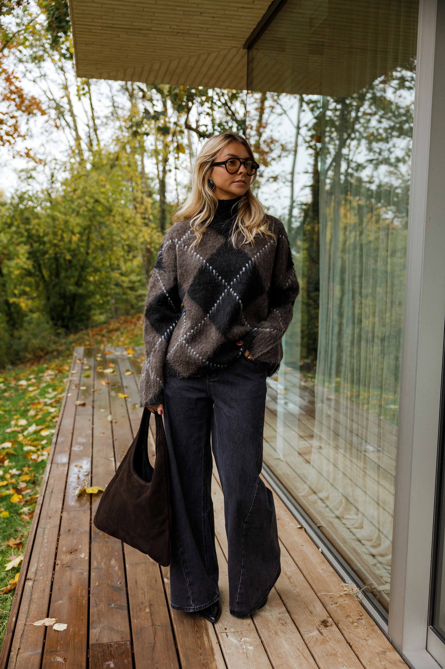 MOLLY | Pull Doux à Carreaux