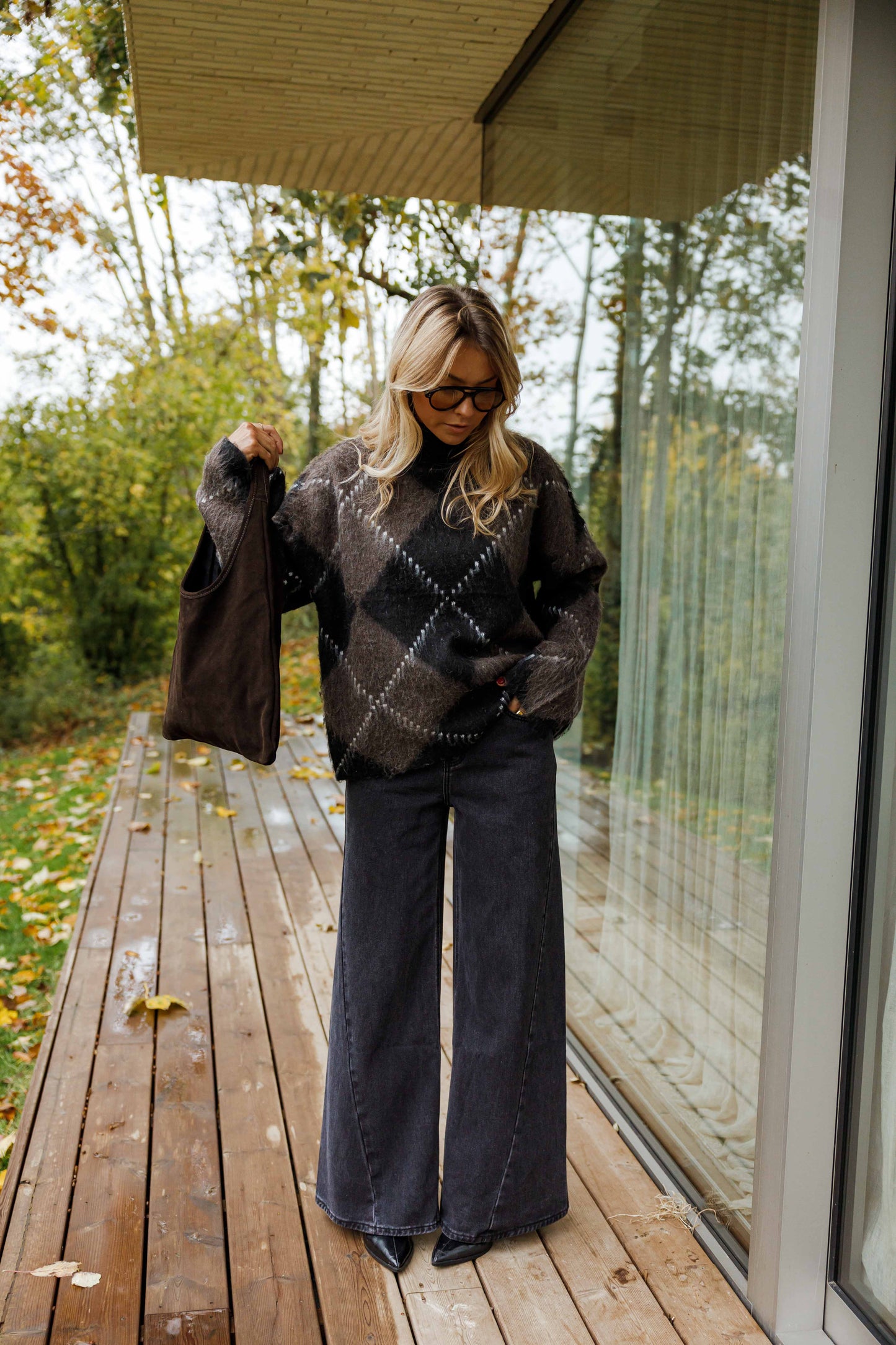 MOLLY | Pull Doux à Carreaux