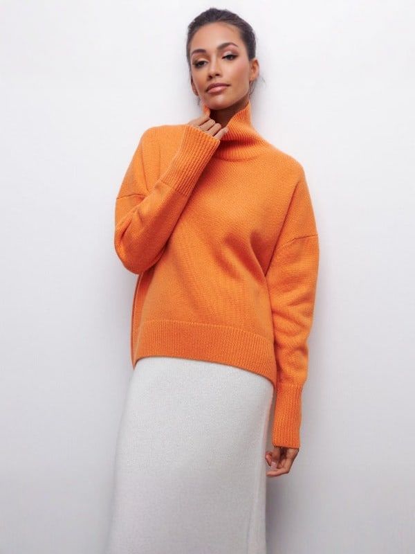 AVERY | Pull à Col Montant Élégant & Chaleureux