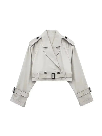 CAROLE | Trench Court Élégant & Moderne
