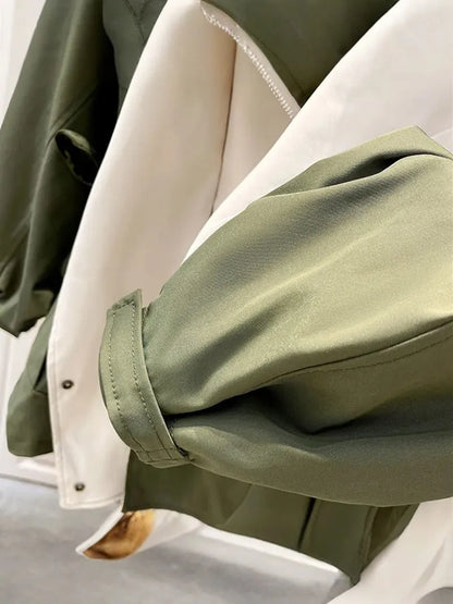 CELIA | Manteau coupe-vent en coton et polyester