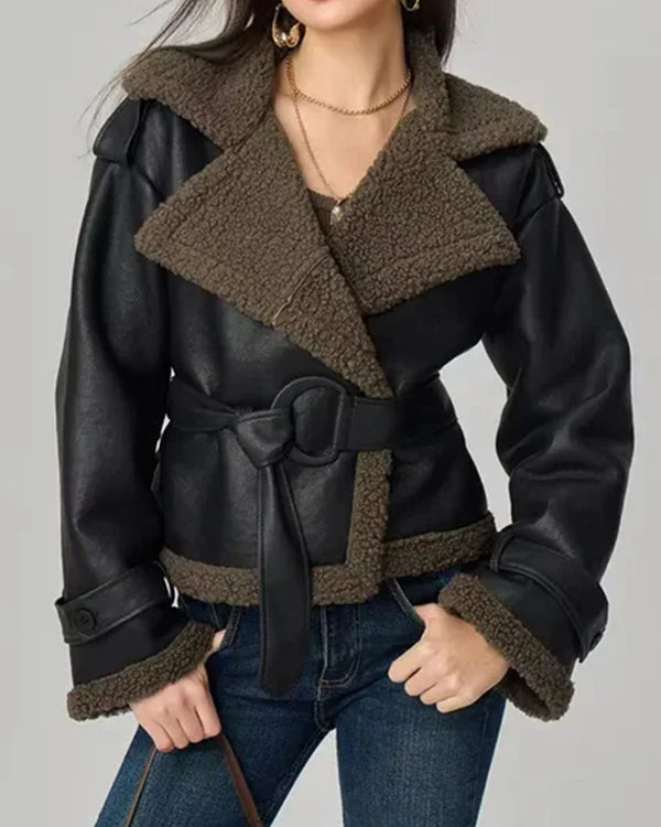 CAROLE | Veste d’Hiver Vintage – Douceur, Structure & Féminité