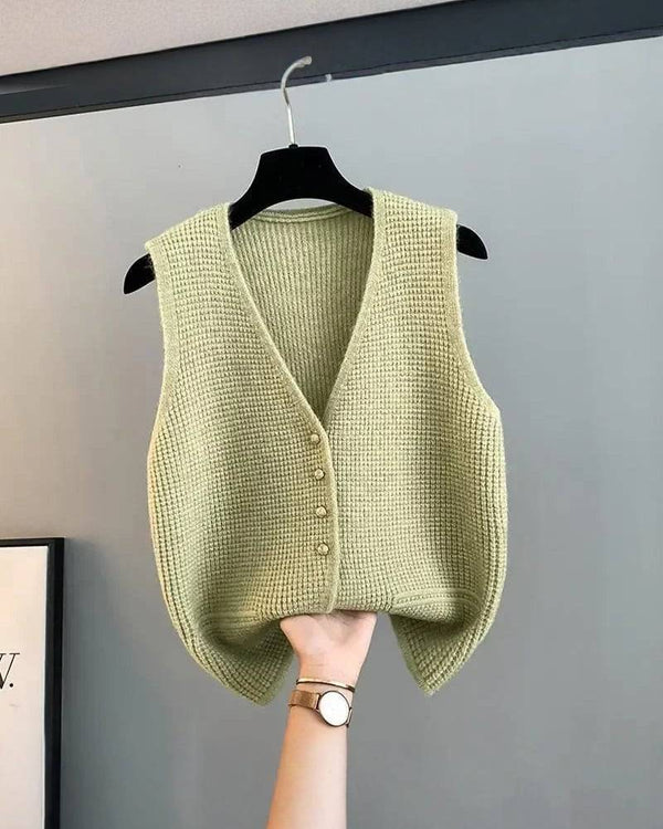 ALYSSA | Gilet Chaud en Maille