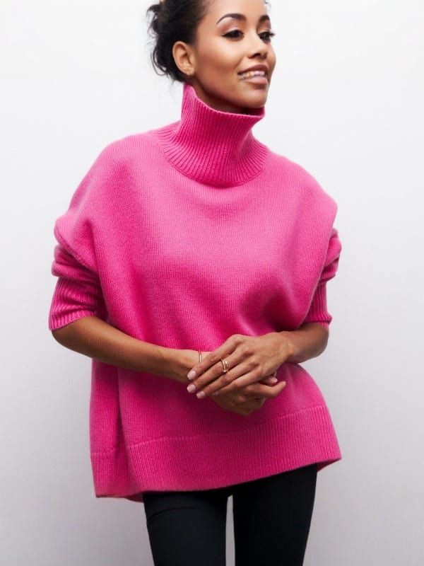 AVERY | Pull à Col Montant Élégant & Chaleureux