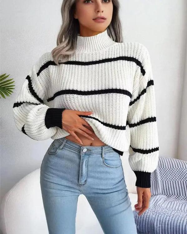 DOTTIE | Pull Rayé Féminin & Confortable