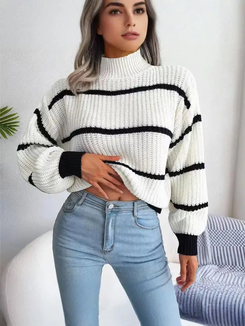 DOTTIE | Pull Rayé Féminin & Confortable