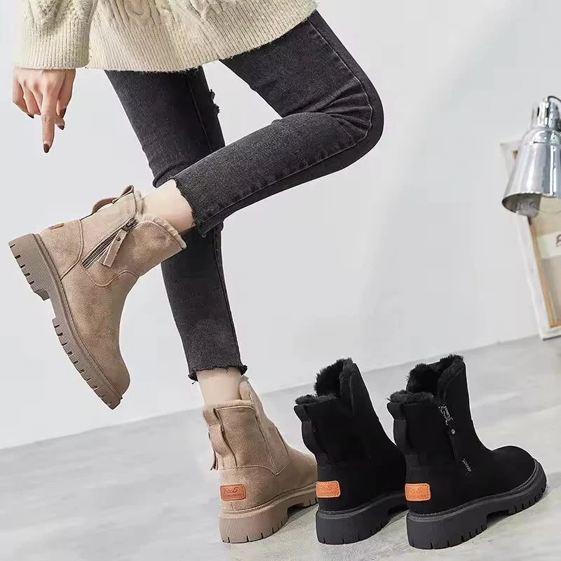 Bottines d’hiver ultra-douces et confortables