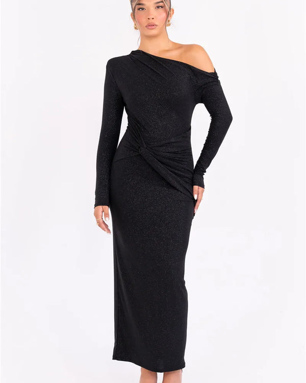ALINA | Robe longue scintillante