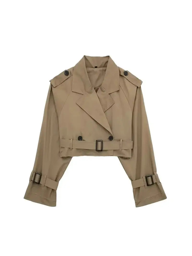 CAROLE | Trench Court Élégant & Moderne