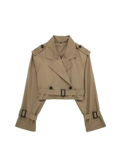 CAROLE | Trench Court Élégant & Moderne