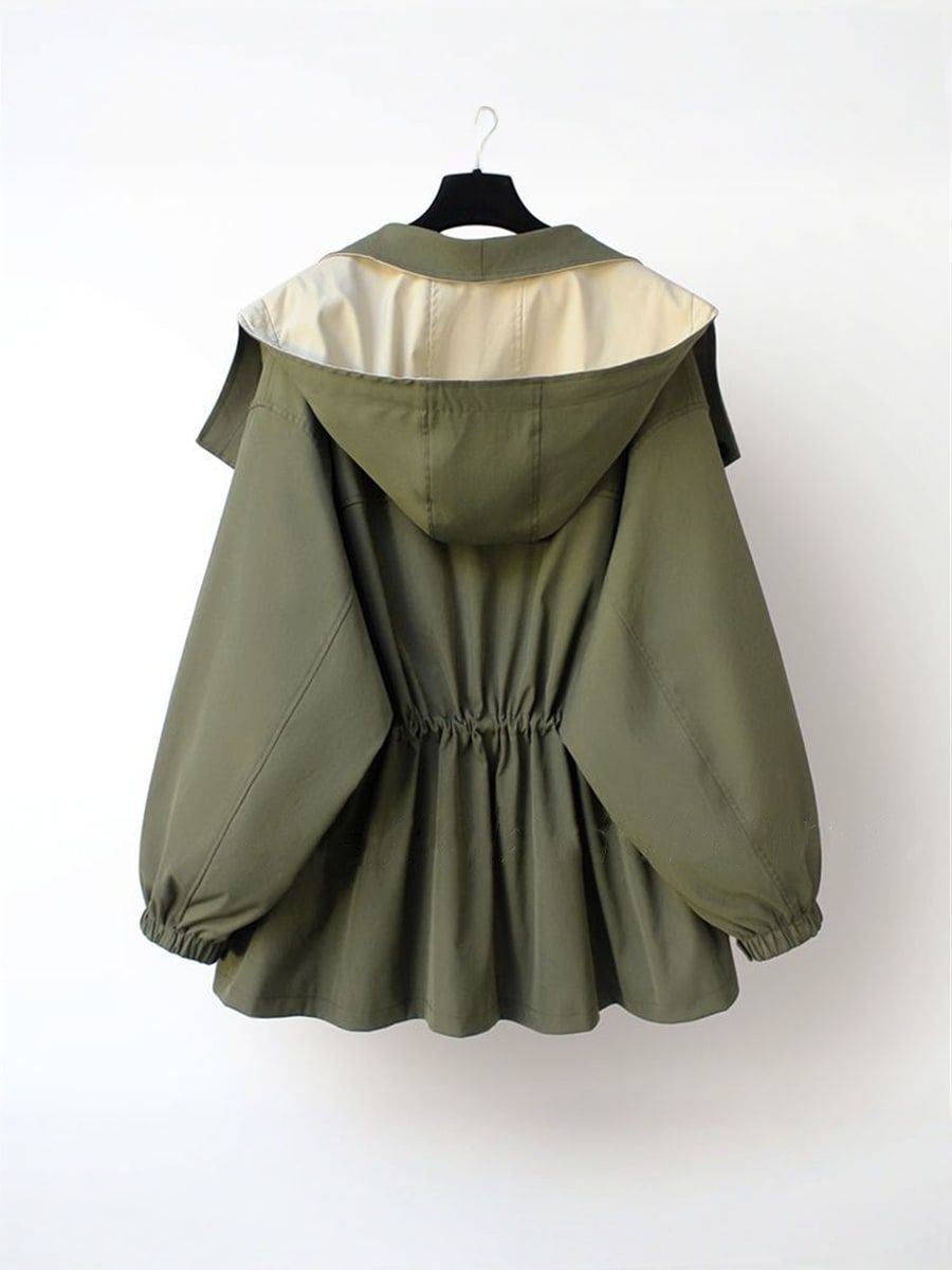 CELIA | Manteau coupe-vent en coton et polyester