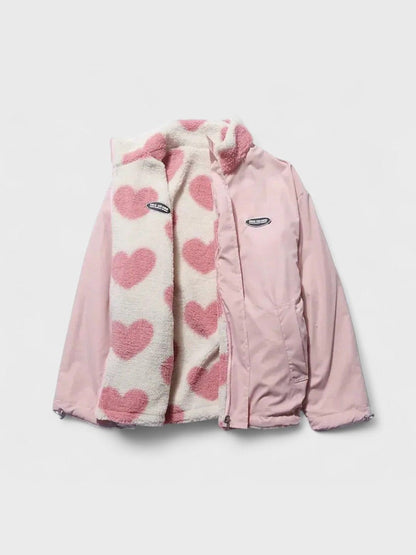 KATHARINA | Veste Réversible Cœur