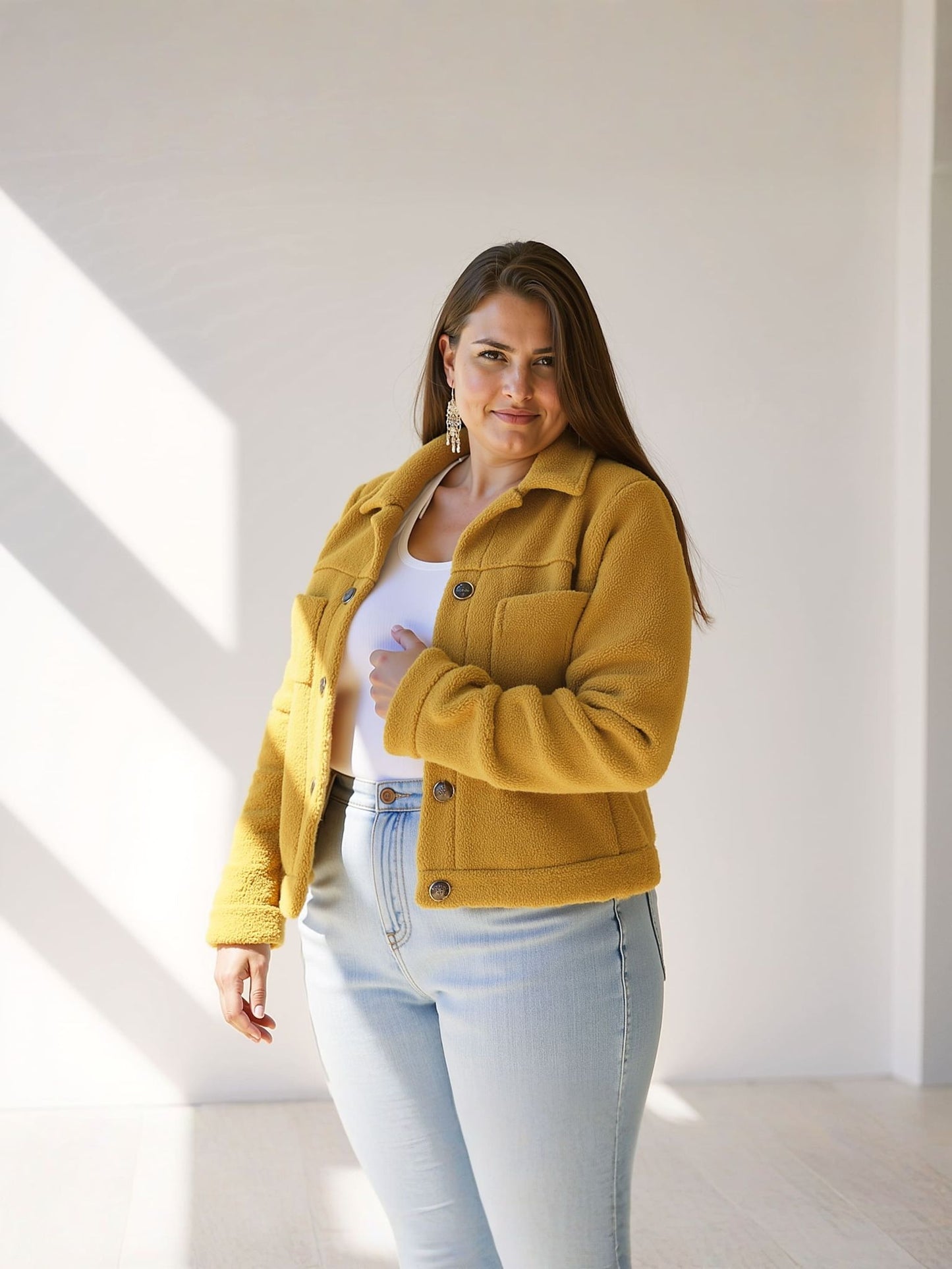 SELINA | Manteau d’automne en polaire