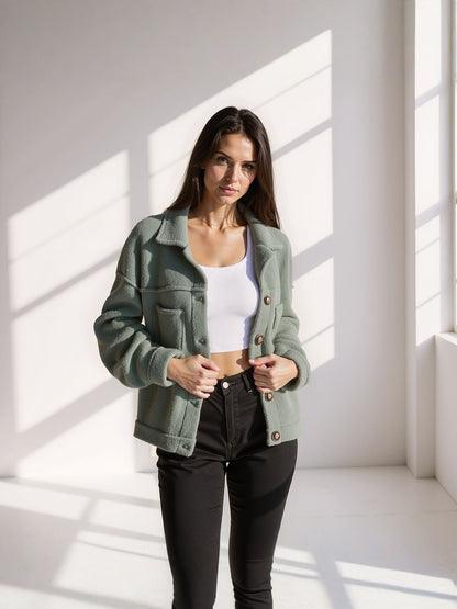 SELINA | Manteau d’automne en polaire