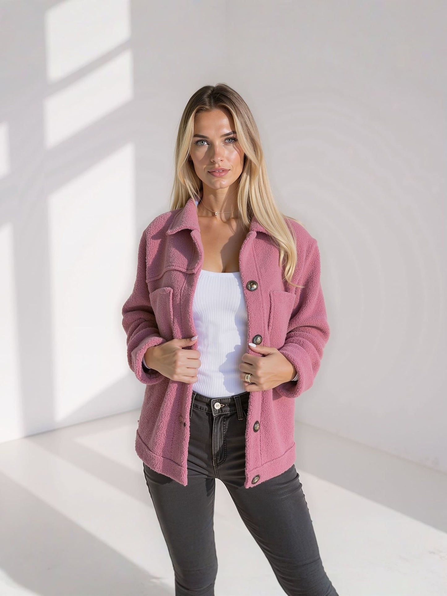 SELINA | Manteau d’automne en polaire