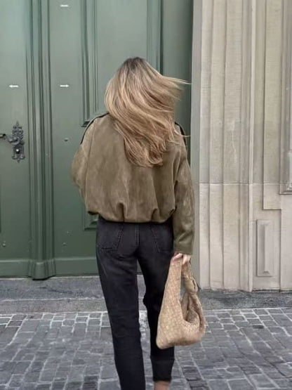 SOLANGE | Bomber Court élégant