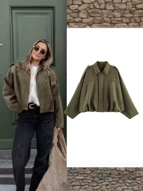 SOLANGE | Bomber Court élégant