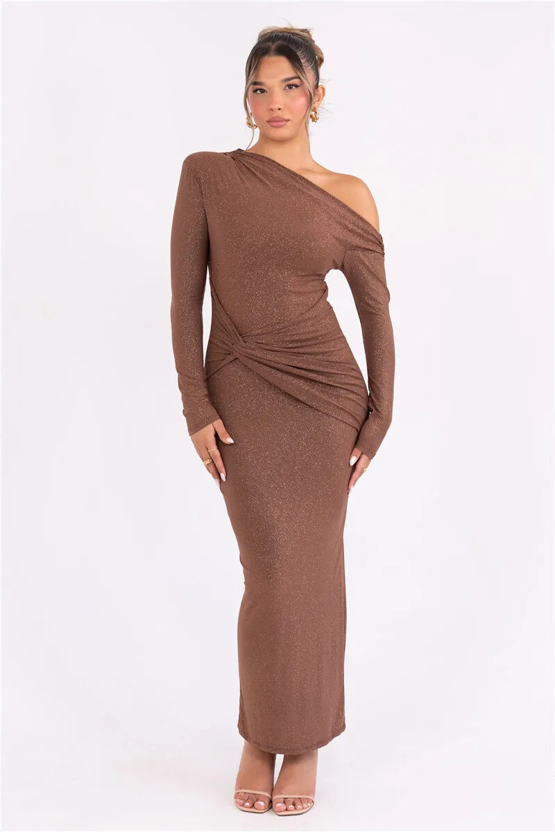 ALINA | Robe longue scintillante