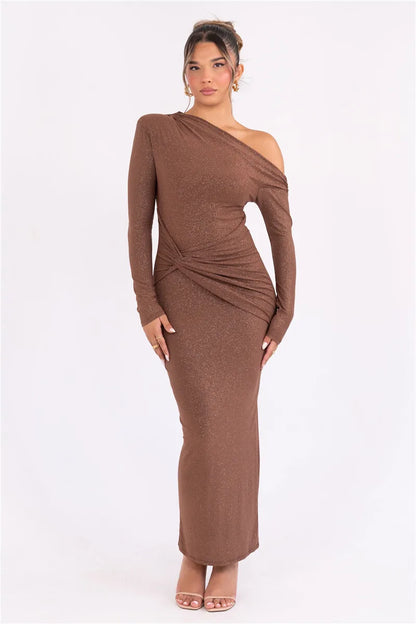 ALINA | Robe longue scintillante