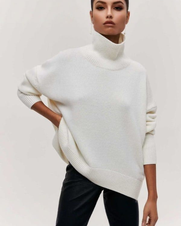 AVERY | Pull à Col Montant Élégant & Chaleureux