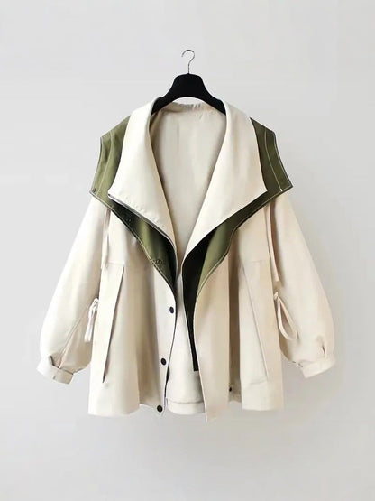 CELIA | Manteau coupe-vent en coton et polyester