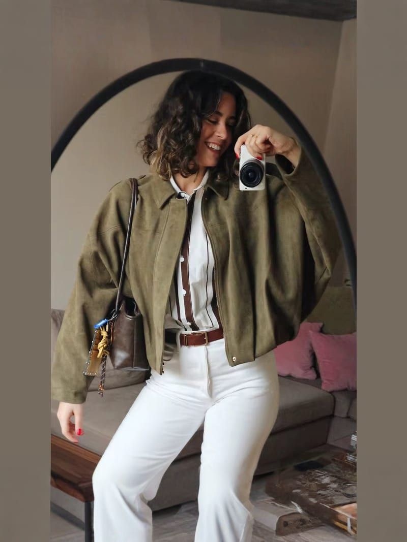 SOLANGE | Bomber Court élégant