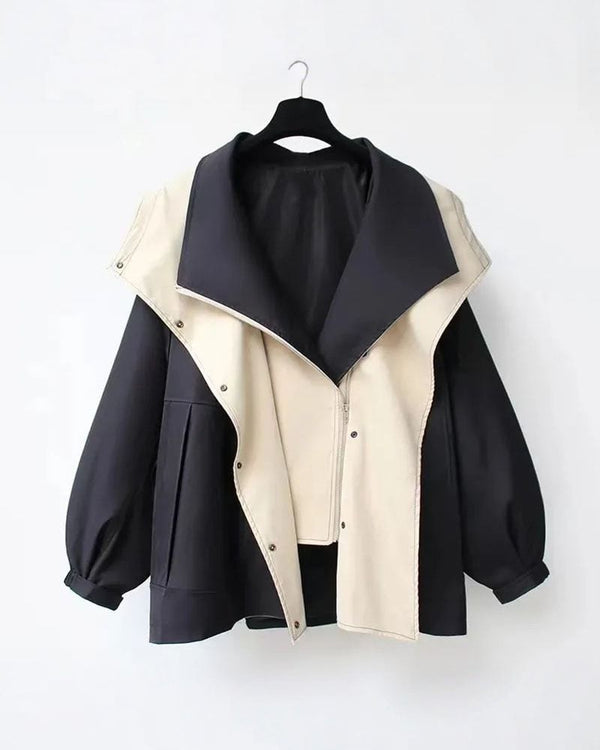 CELIA | Manteau coupe-vent en coton et polyester