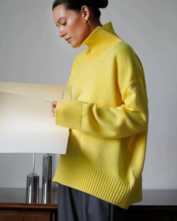 ANOUK | Pull col roulé en maille premium